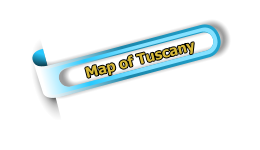 Map of Tuscany